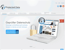 Tablet Screenshot of datenschutzsiegel.net
